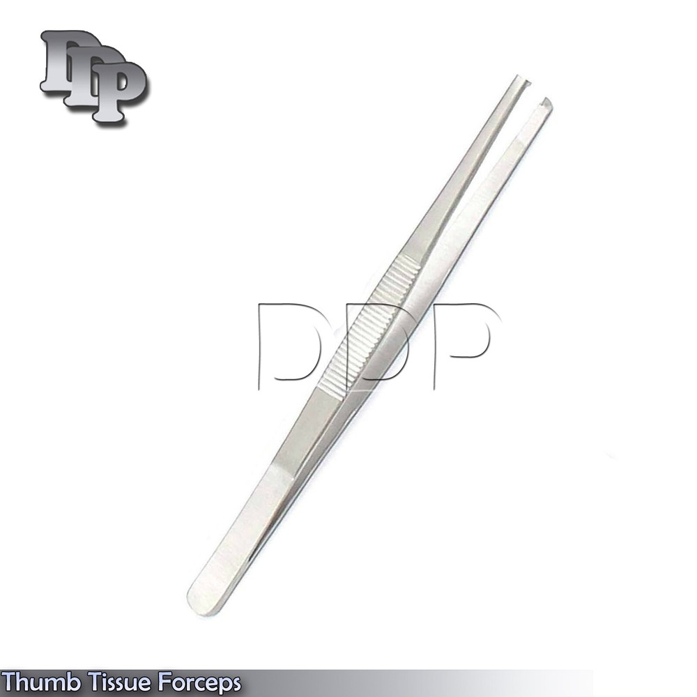 Thumb Tissue Forceps 7" 1x2 Teeth