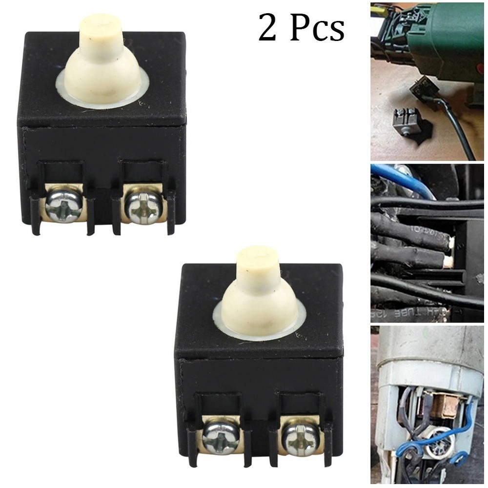 Switch Accessories Plastic & Metal Push Button 100mm /4\" 250 (V) 2pcs