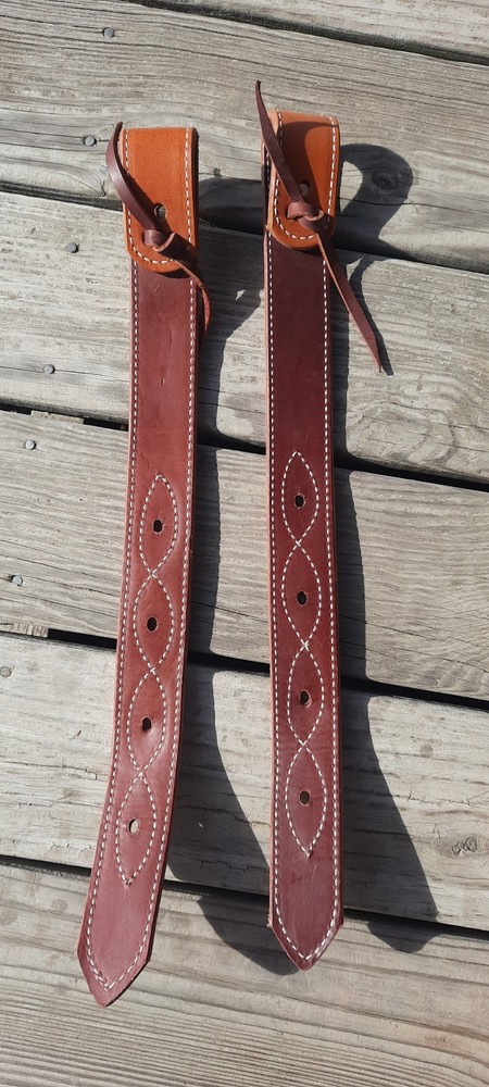 Leather Flank Billets Western Saddle