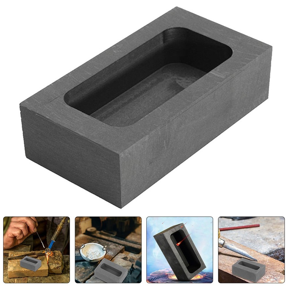 Graphite Mold Metal Casting Mold for Gold Silver Copper Ingot Refining
