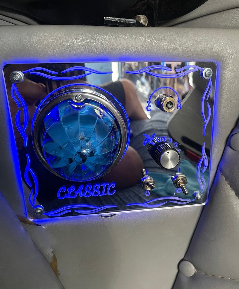  Classic Sleeper AC Control Panel White Led Lights Color  