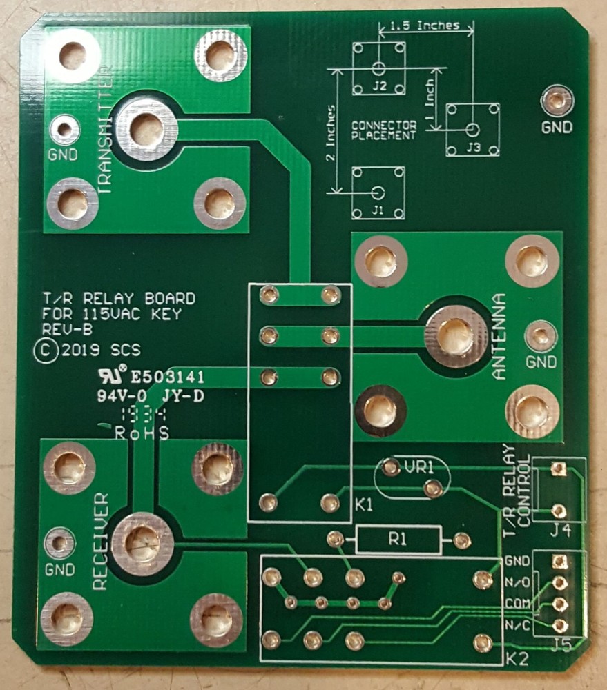 Antenna T/R switch bare PCB