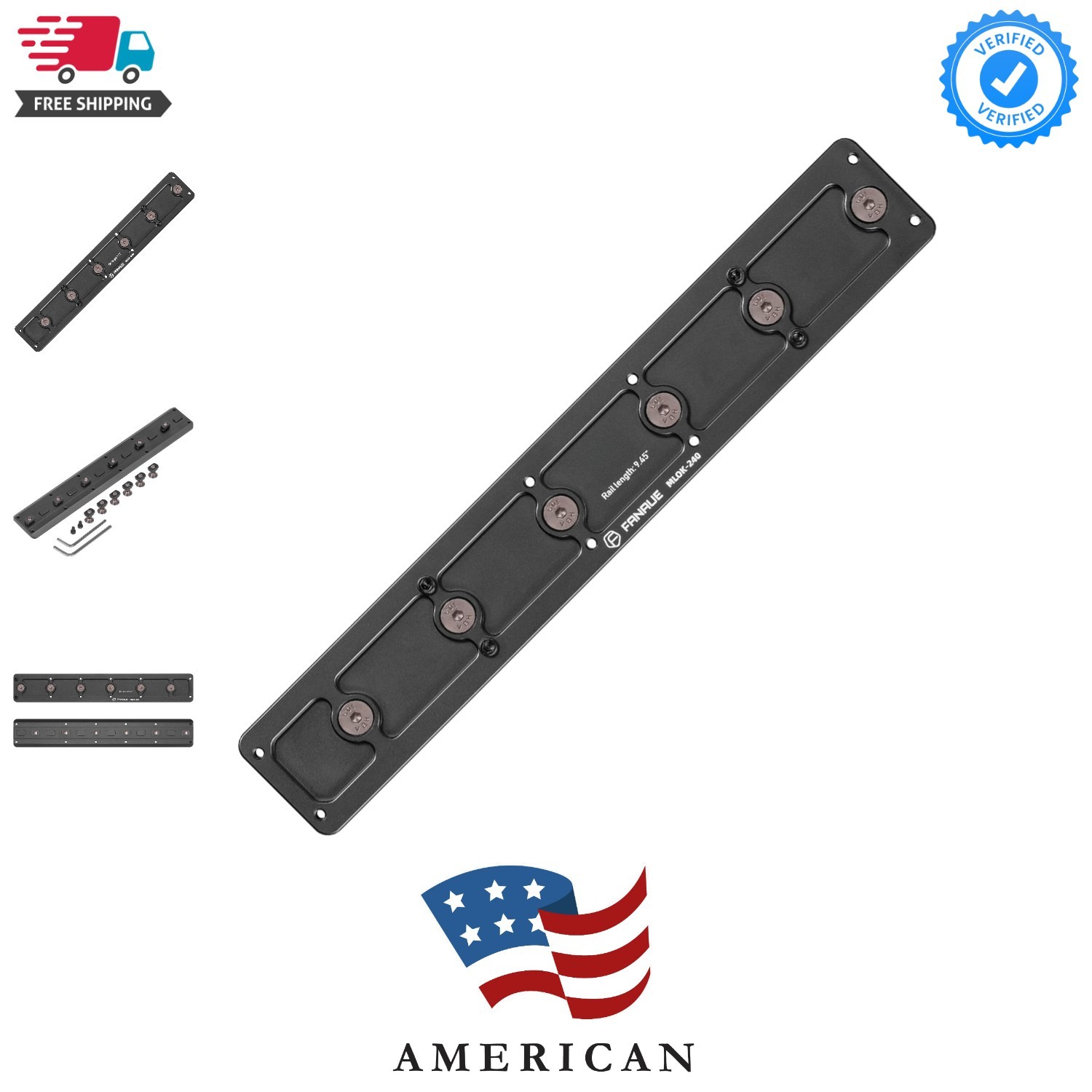 Arca Rail Tripod Mount Adapter Compatiable Arca-Swiss/RRS Dovetail Tripod Bal...