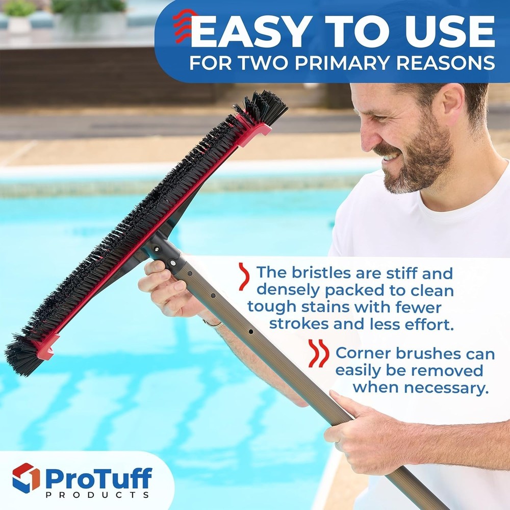 Ultimate 22" Pool Scrubber Brush – Lightweight, Versatile & Lifetime