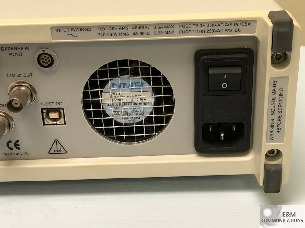 GSS5060 SPIRENT GLOBAL POSITIONING SYSTEM LOCATION SIMULATOR