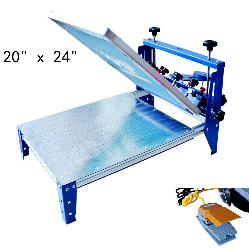 1 set 20x24 inch Three Directions Micro-adjustable Vacuum Screen Printer