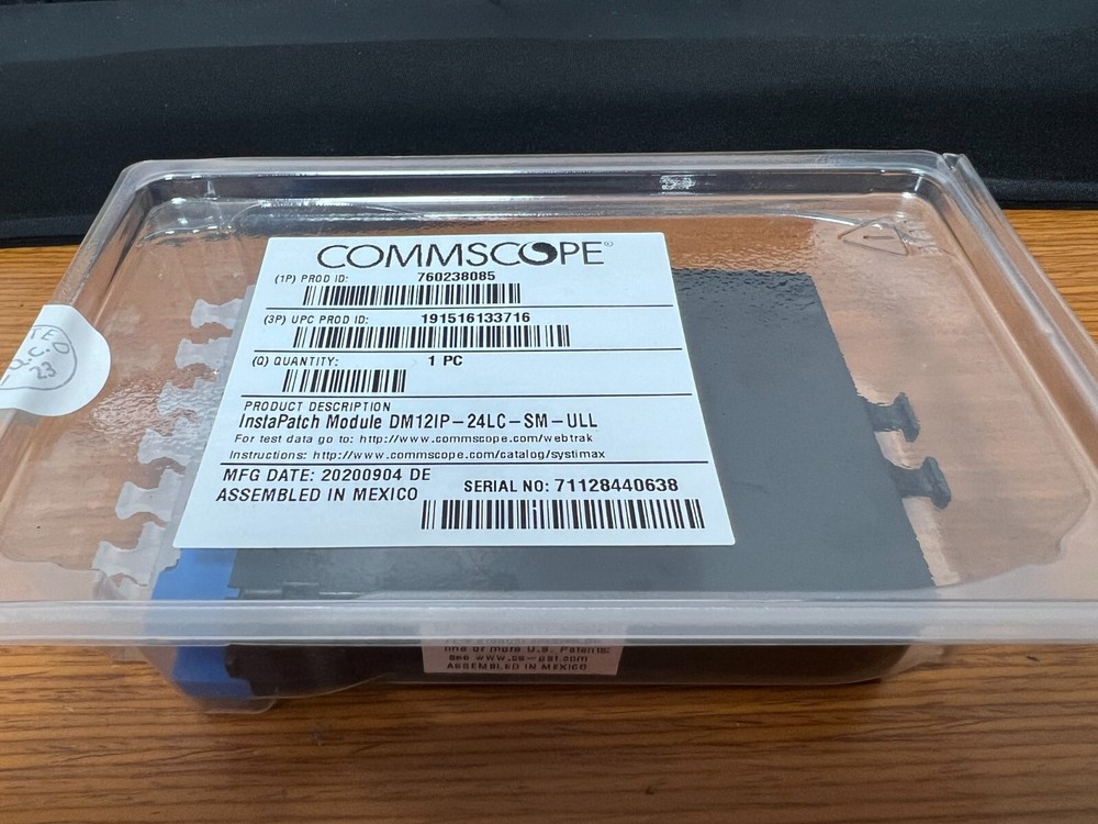 👀 NEW COMMSCOPE G2 ULL SINGLEMODE MPO-12 DISTRIBUTION MODULE DM12iP-24LC-SM-ULL
