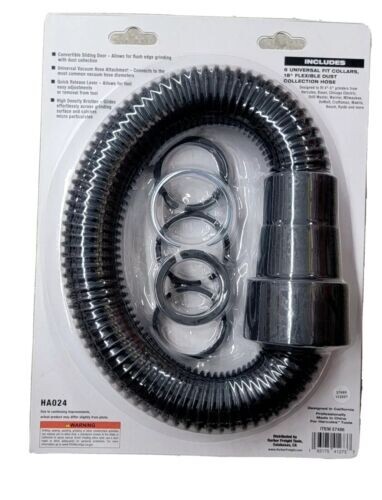 Hercules 4"-5"Universal surface grinding dust shroud,Includes 18" flex hose