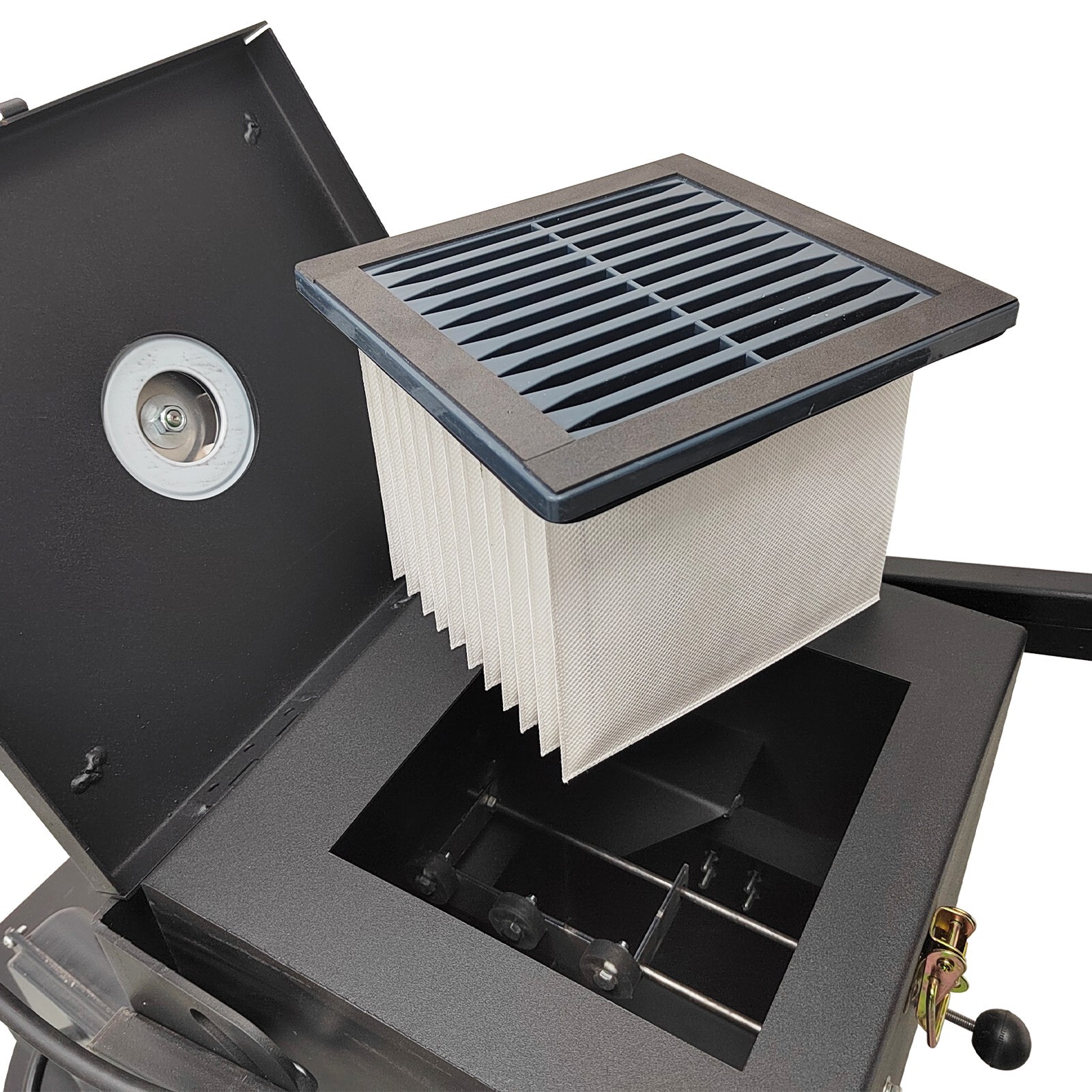 Cement Ground Grinder Floor Polishing Machine 4 Grinding Head 220V Dust-free