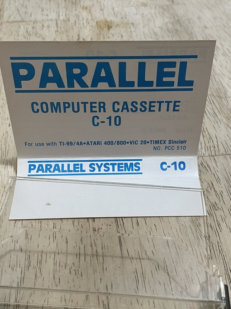 Parallel C-10 Computer Cassette 10 Min Personal Computers EUC