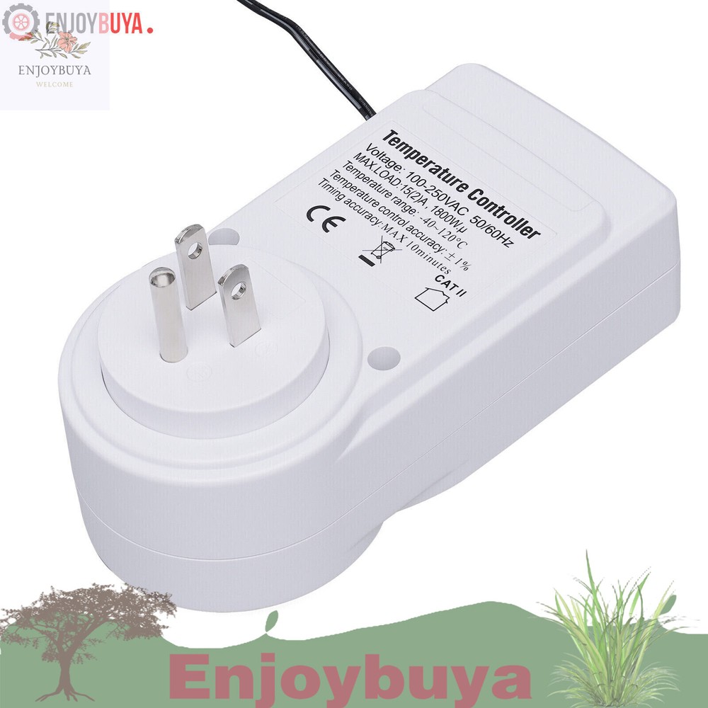 LCD DIGITAL PLUG IN THERMOSTAT TIMER SWITCH SOCKET TEMPERATURE CONTROLLER SWITCH