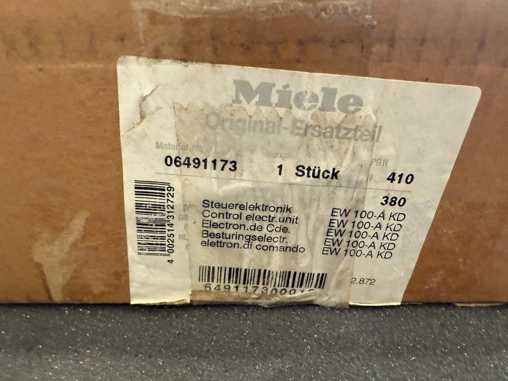Miele Washer Control Electronic #06491173