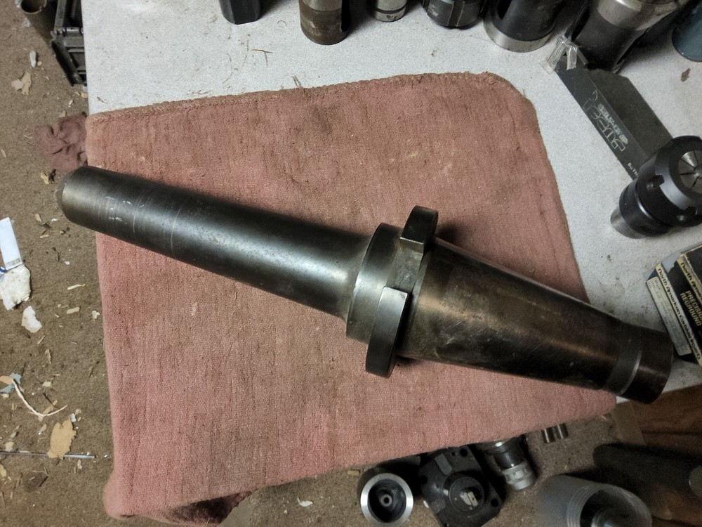 1” NMTB 50 End Mill Tool Holder 9" PROJECTION PRECISION COMPONENTS