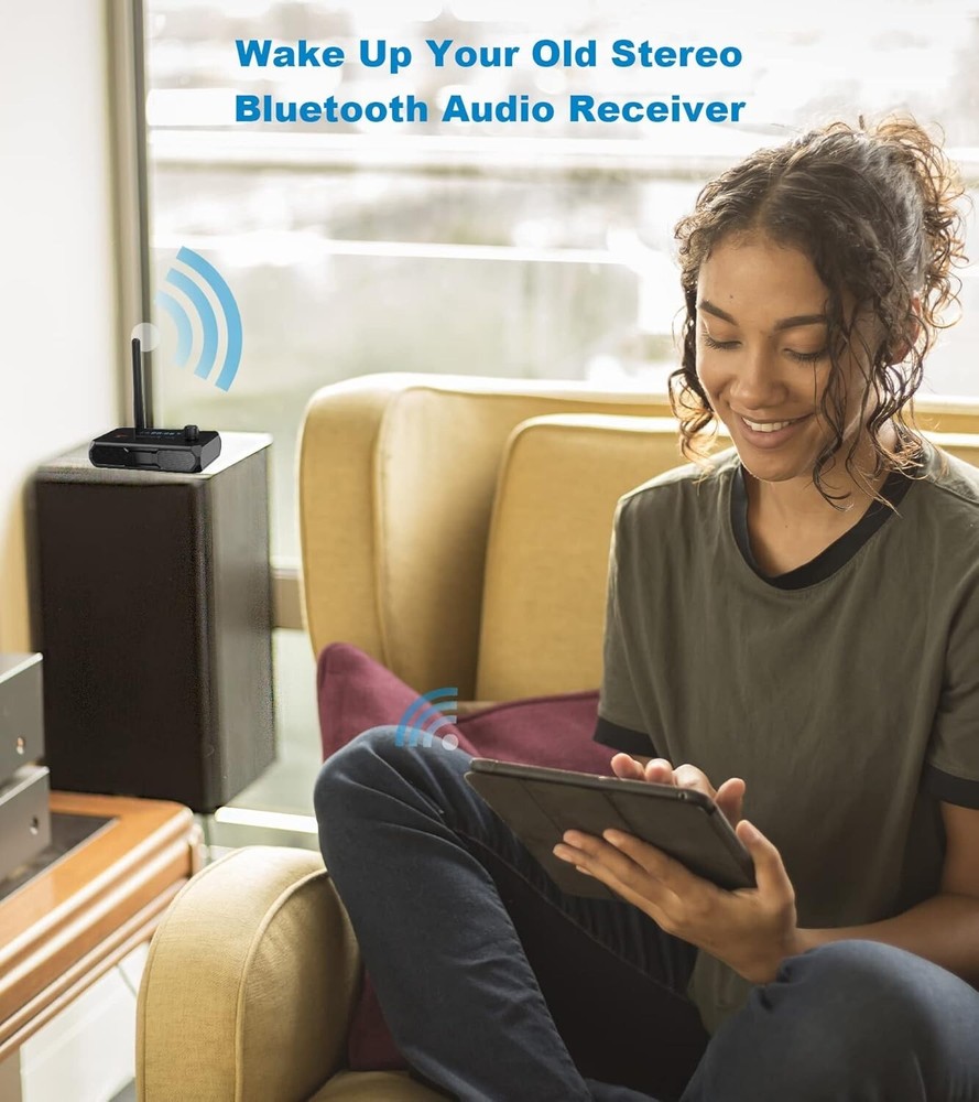 Wireless Bluetooth 5.3 Audio Receiver Optical USB Adapter for Home Stereo System