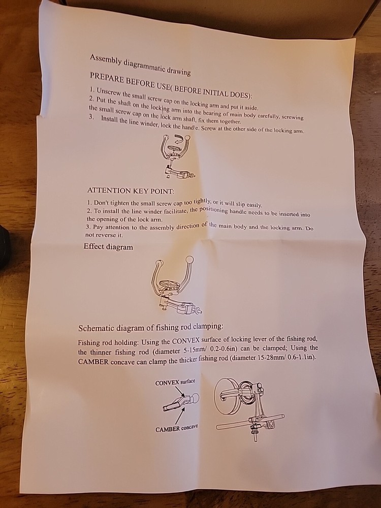 Fishing Line Winder. Black