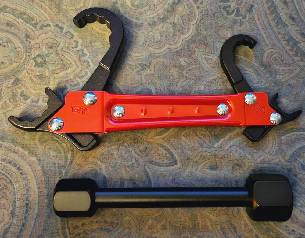 Angle Stop Wrench Kit High-Precision Angle-on Efficient Valve & Pipe Install Red