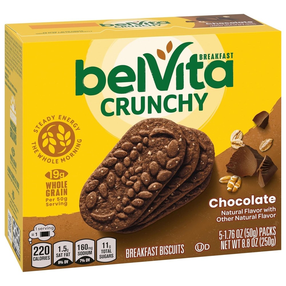 30 Count Chocolate Biscuits, 6 Boxes - Rich Cocoa Flavor