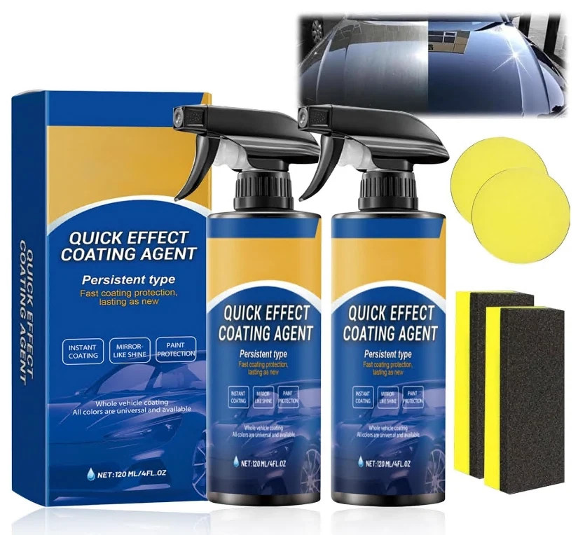 Car Coating Spray,Quick Effect Coating Agent,Car Scratch Wax Polish Spray Liquid