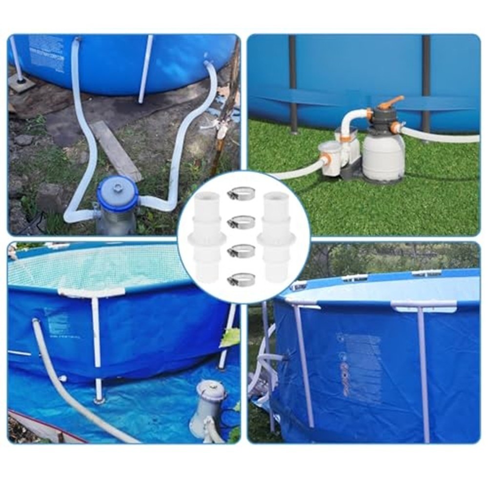 Pool Hose Connectors Set for Efficient Connection to Various Equipment