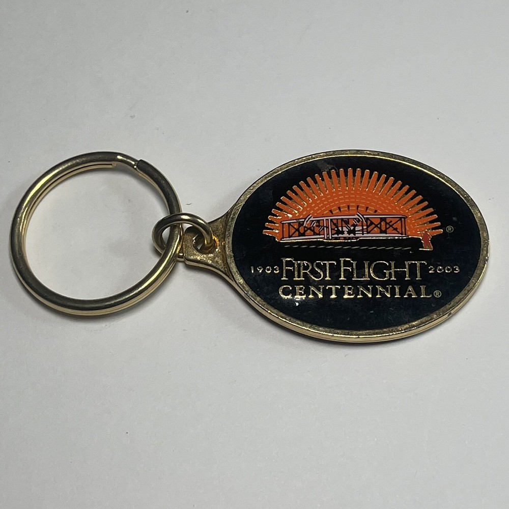Wright Brothers First Flight Centennial Keychain