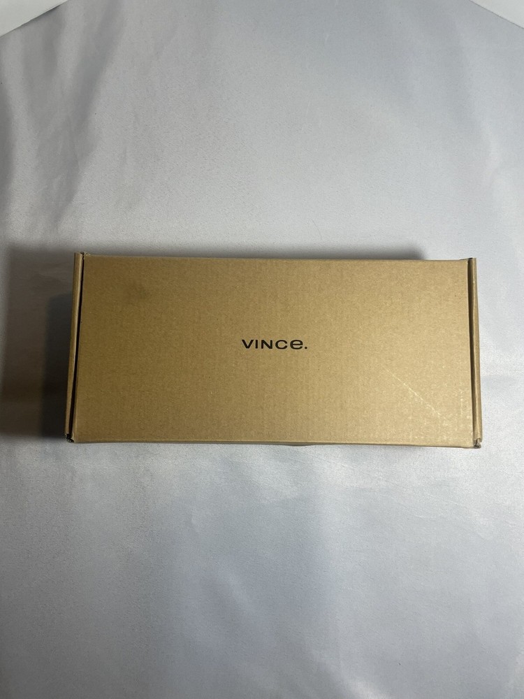 Vince Brown Empty Shoe 12x5.5x4” ” Box Drawstring Dust Bag Logo Tissue Inserts