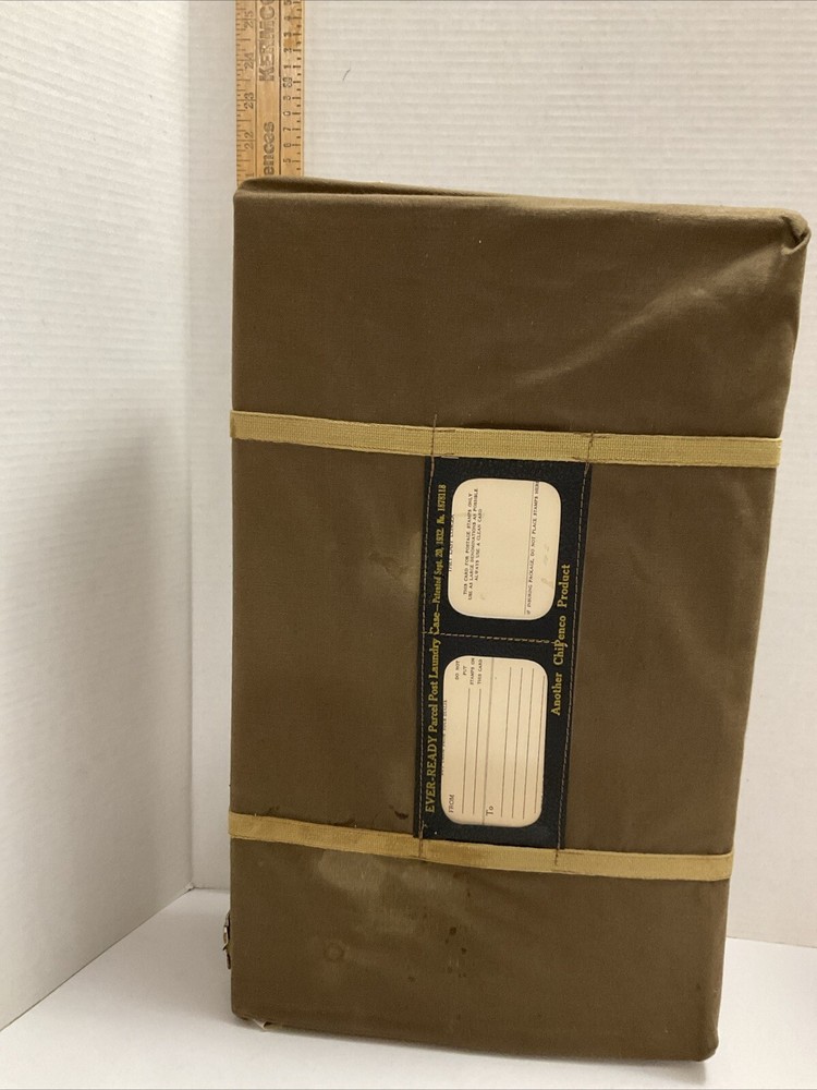 VINTAGE WWII EVER READY PARCEL POST LAUNDRY CASE 1932 ChiPenco 1878118 PRODUCT