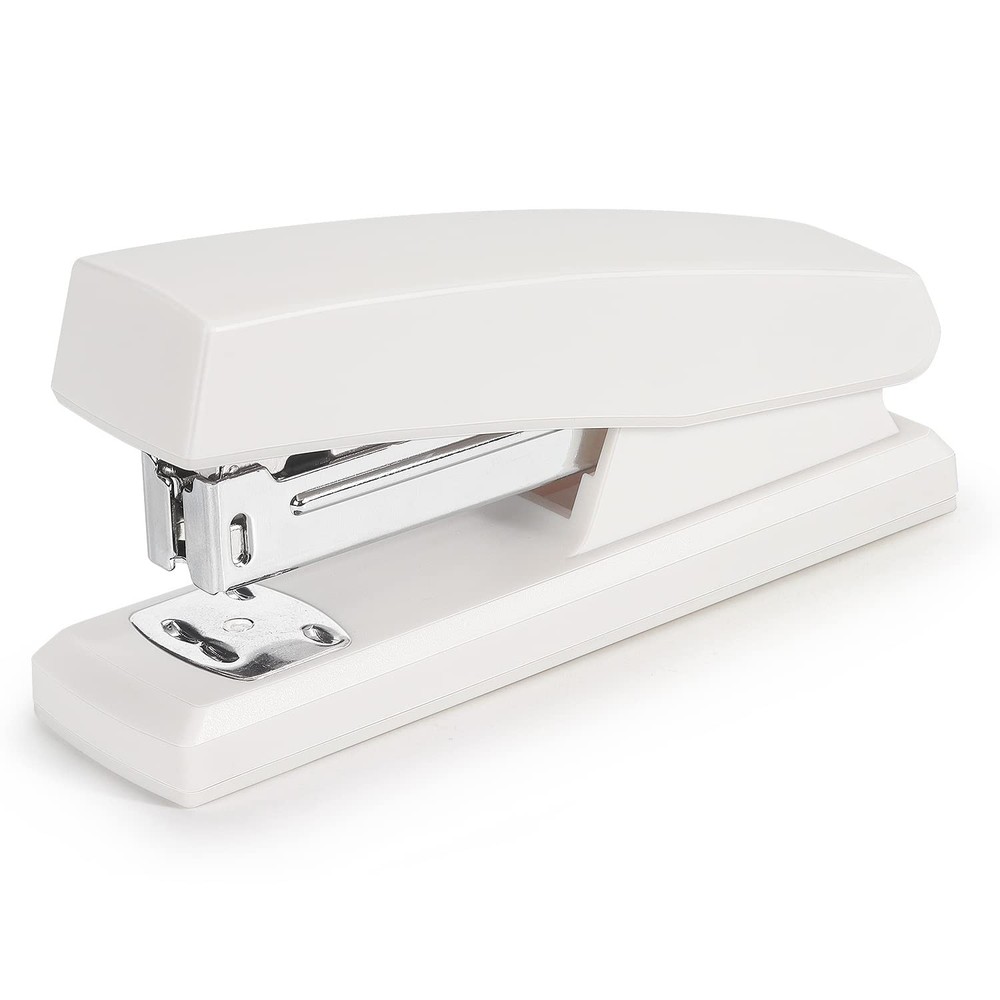 Stapler, Office Stapler, Small Staplers for Desk, White