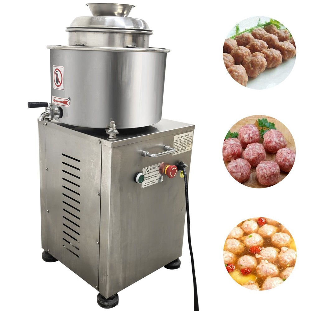 220V Single-Phase Electric Meat Puree Making Machine Meatball Beater Machine