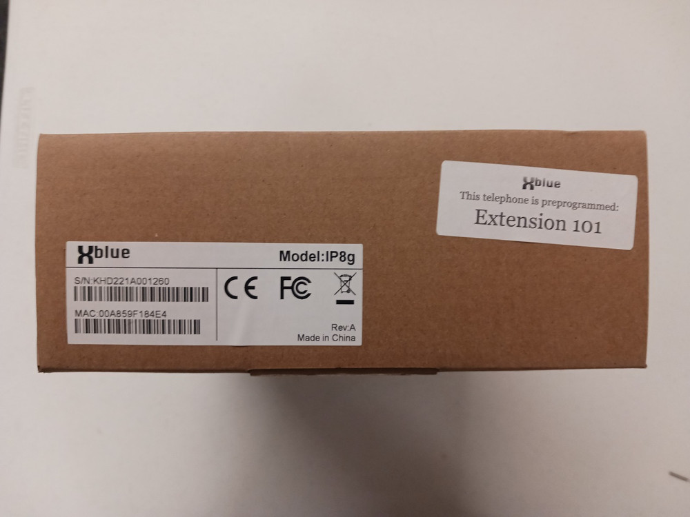 XBLUE IP8g IP Phone, New
