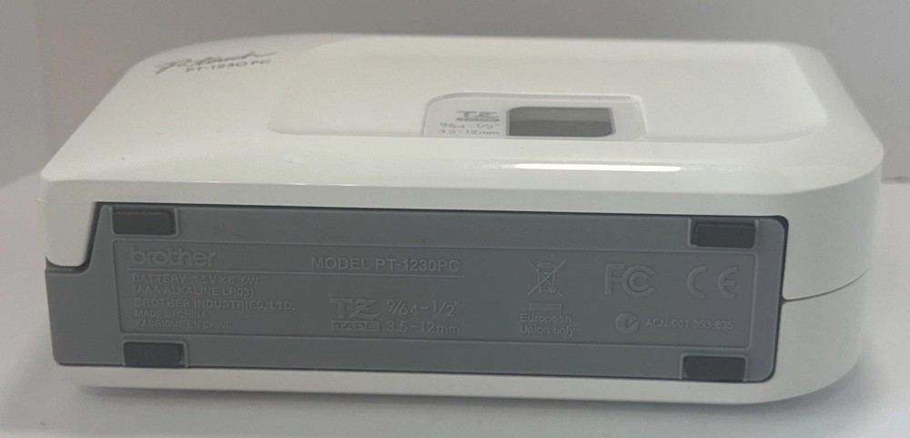 Brother P-touch PT-1230PC PC Connectable Label Maker TZ Tape USB Cable Desktop