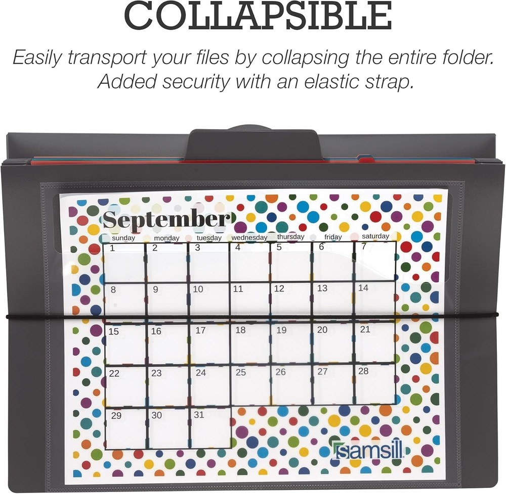 Cascading Wall File Organizer Classrom Organization & Storage 6 Removable Poly