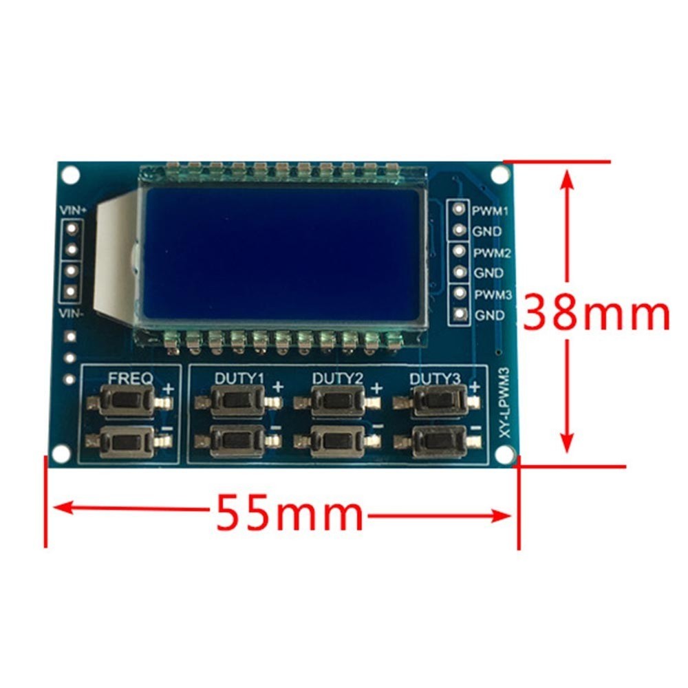 Adjustable Pulse Generator for Controlling Related Circuits LCD Display