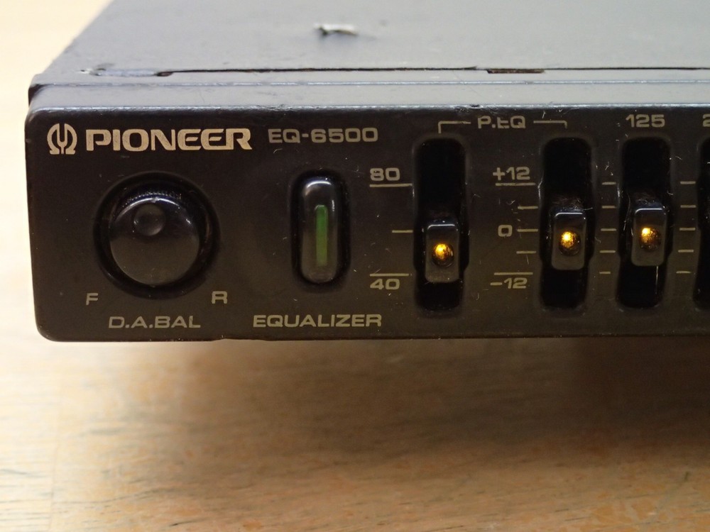 Pioneer EQ 6500 Vintage Old School Equalizer Rough Not Working Project
