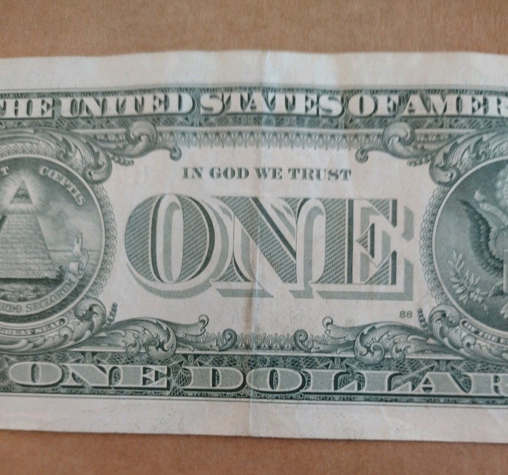 ((ERROR Misalign Misprint)) Offset Right Misprint! 2021 $ 1 One Dollar Bill 2021