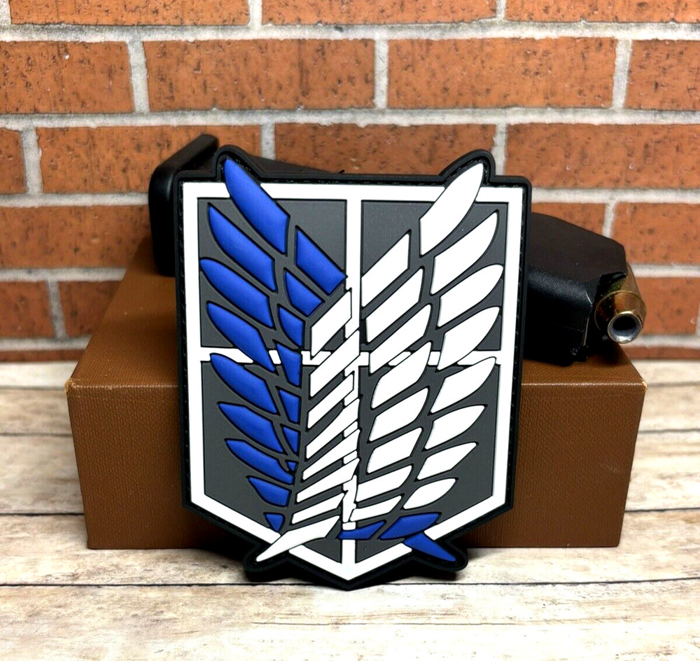 PVC Tactical Morale Patch - Attack on Titan Patch - Anime Wings Patch
