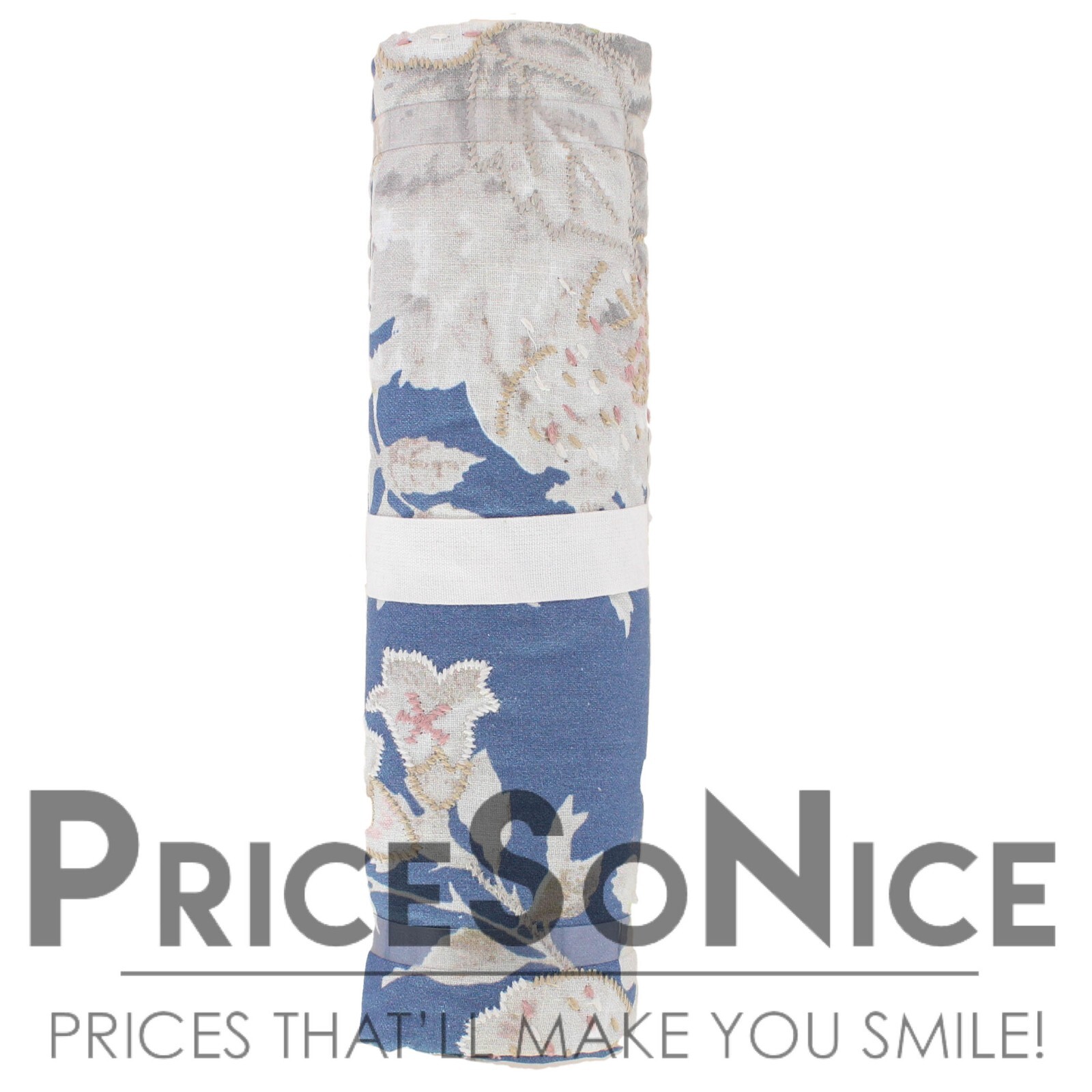 Pottery Barn Bethany Embroidered Organic Cotton Table Throw MSRP $149