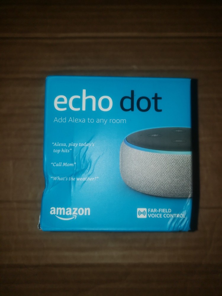 Amazon Echo Dot 3rd Gen Smart Speaker With Alexa Heather Gray C78MP8