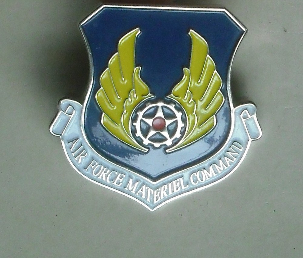 Air Force Materiel Command Challenge Coin Shield Shape Delivering On Time