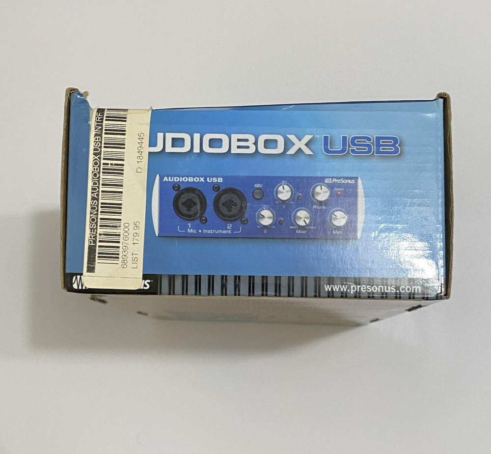 PreSonus AudioBox USB 2x2 Recording System MIDI Interface