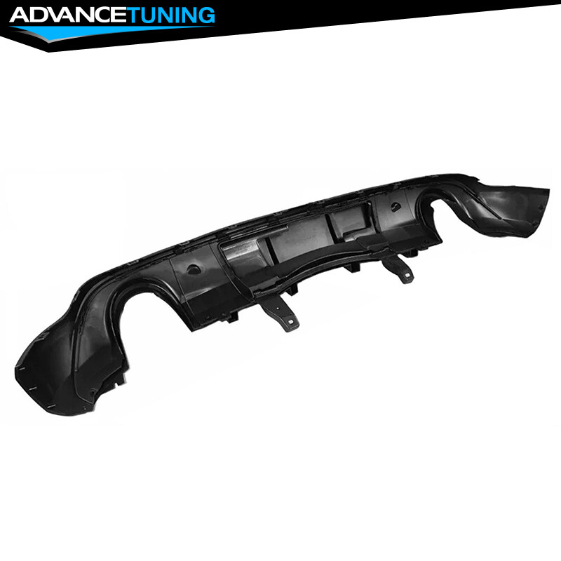 Fits 11-24 Dodge Durango Rear Bumper Lip Diffuser Gloss Black V2 Splitter Guard