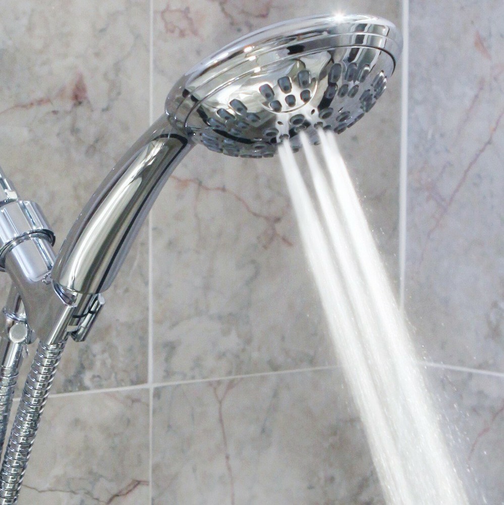 6 Function Handheld Shower Head (Aqua Elegante) - Chrome