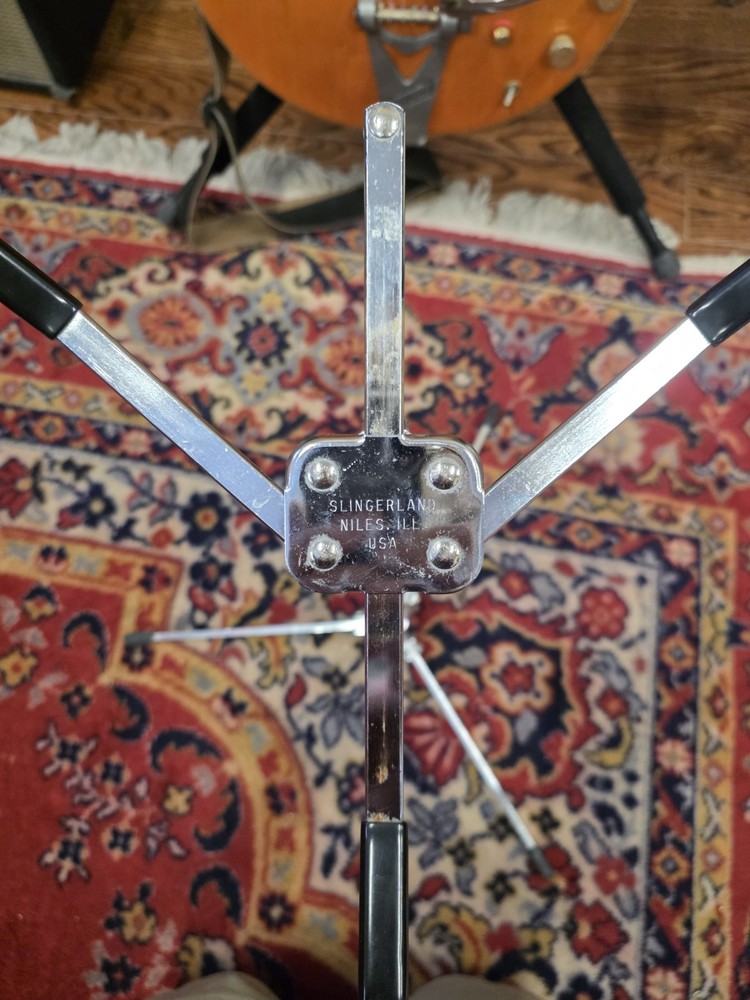 Slingerland Flat Base Red Label Snare Stand 1960s