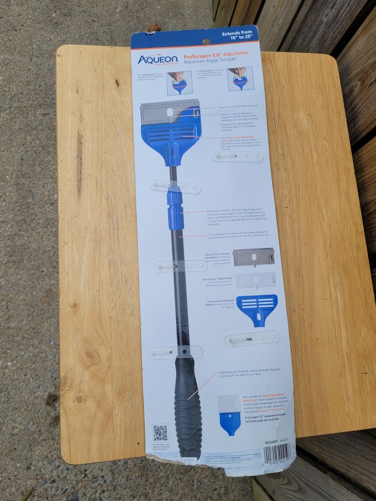 Aqueon ProScraper 3.0™ Adjustable Aquarium Algae Scraper