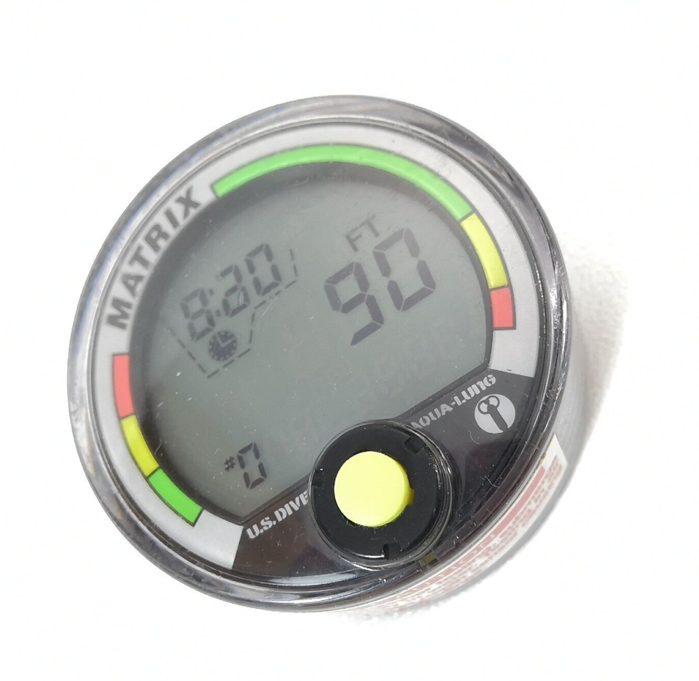 US Divers / Aqua Lung Matrix Scuba Dive Diving Computer Puck Module with Manual