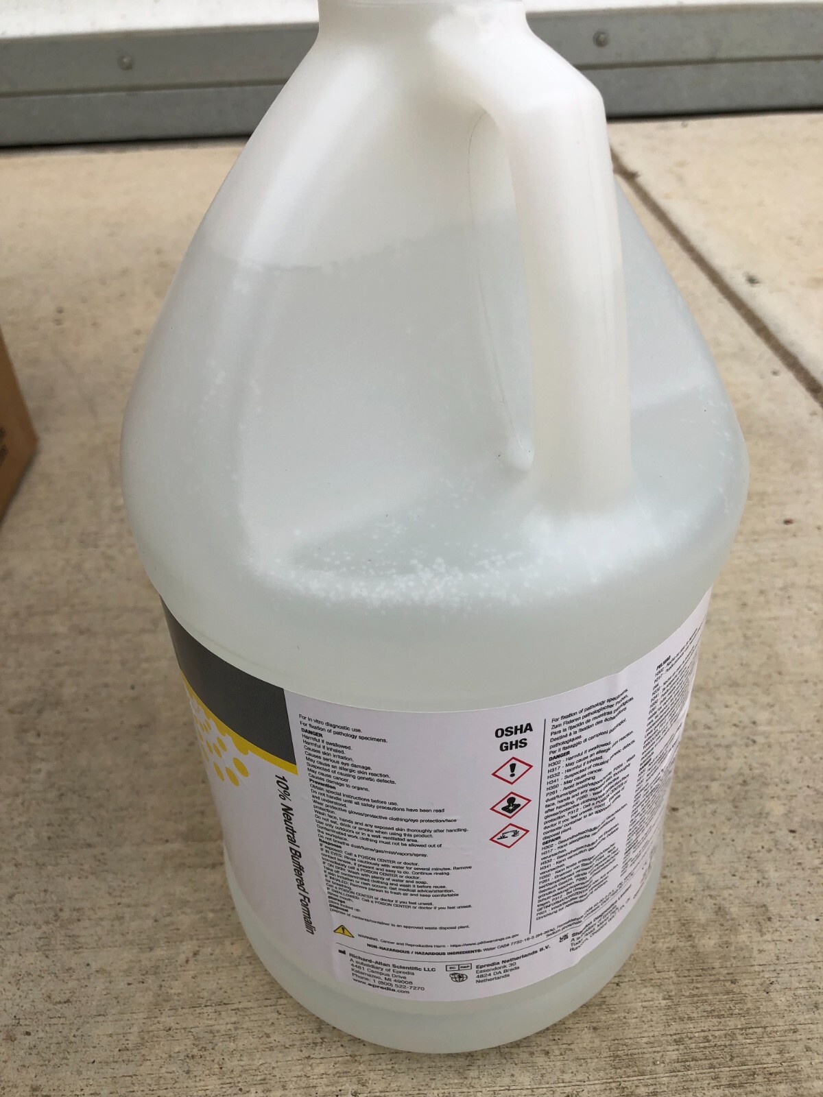 Epredia 5701 Concentrated Neutral Buffered Formalin 1 gallon New
