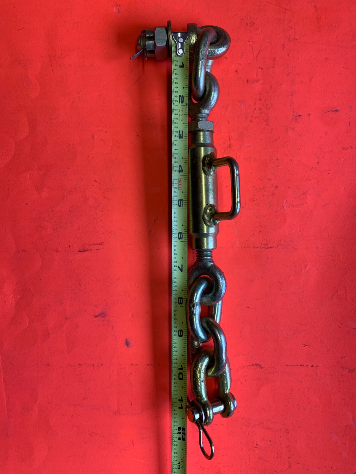 Pair Universal 3 Point Hitch Stabilizer Sway Check Limit Chains 11.5" to 13.5"