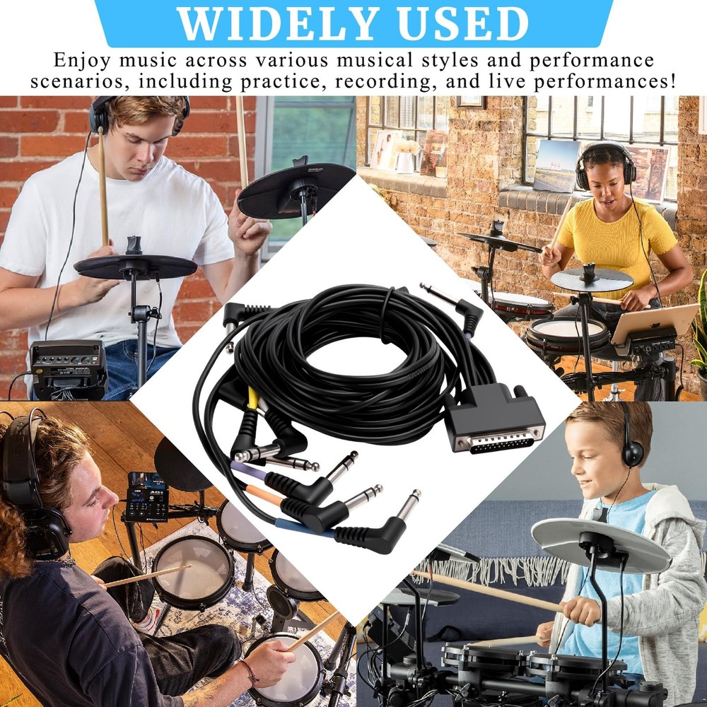 Cable Harness Snake Loom Replacement Compatible with Alesis Nitro Mesh Electr...