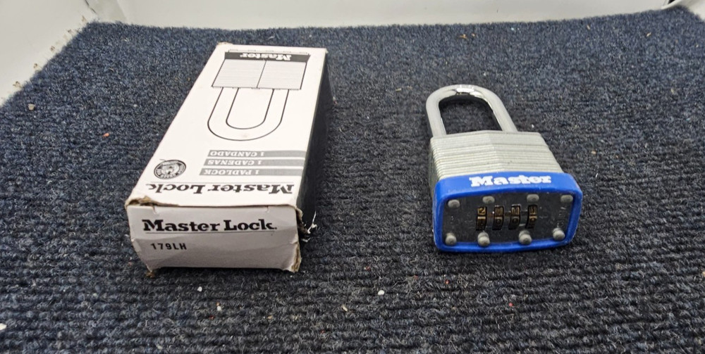 Master Lock 179LH Combination Padlock With Resettable Combination