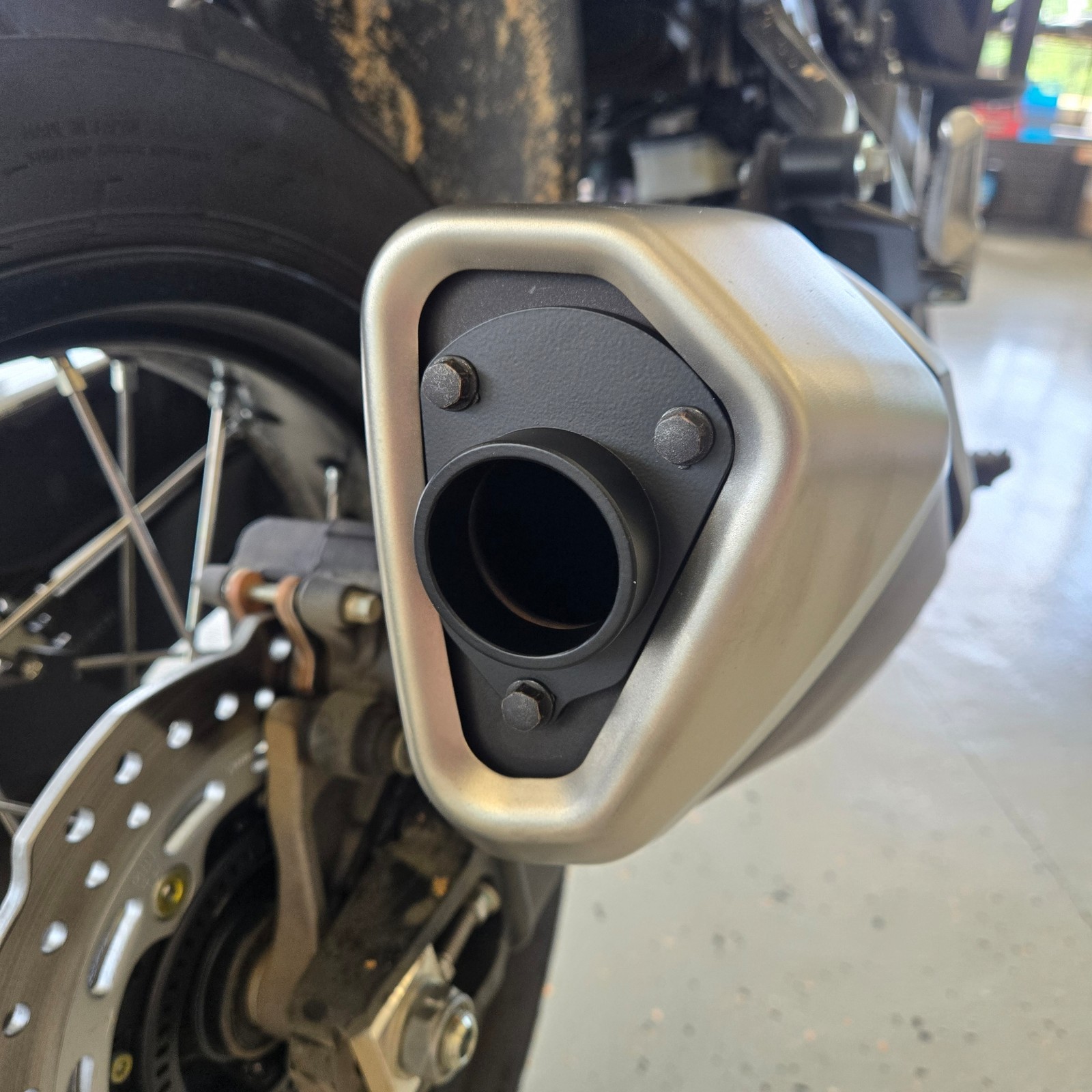Honda Transalp XL750 Exhaust Tip by 3D Cycle Parts