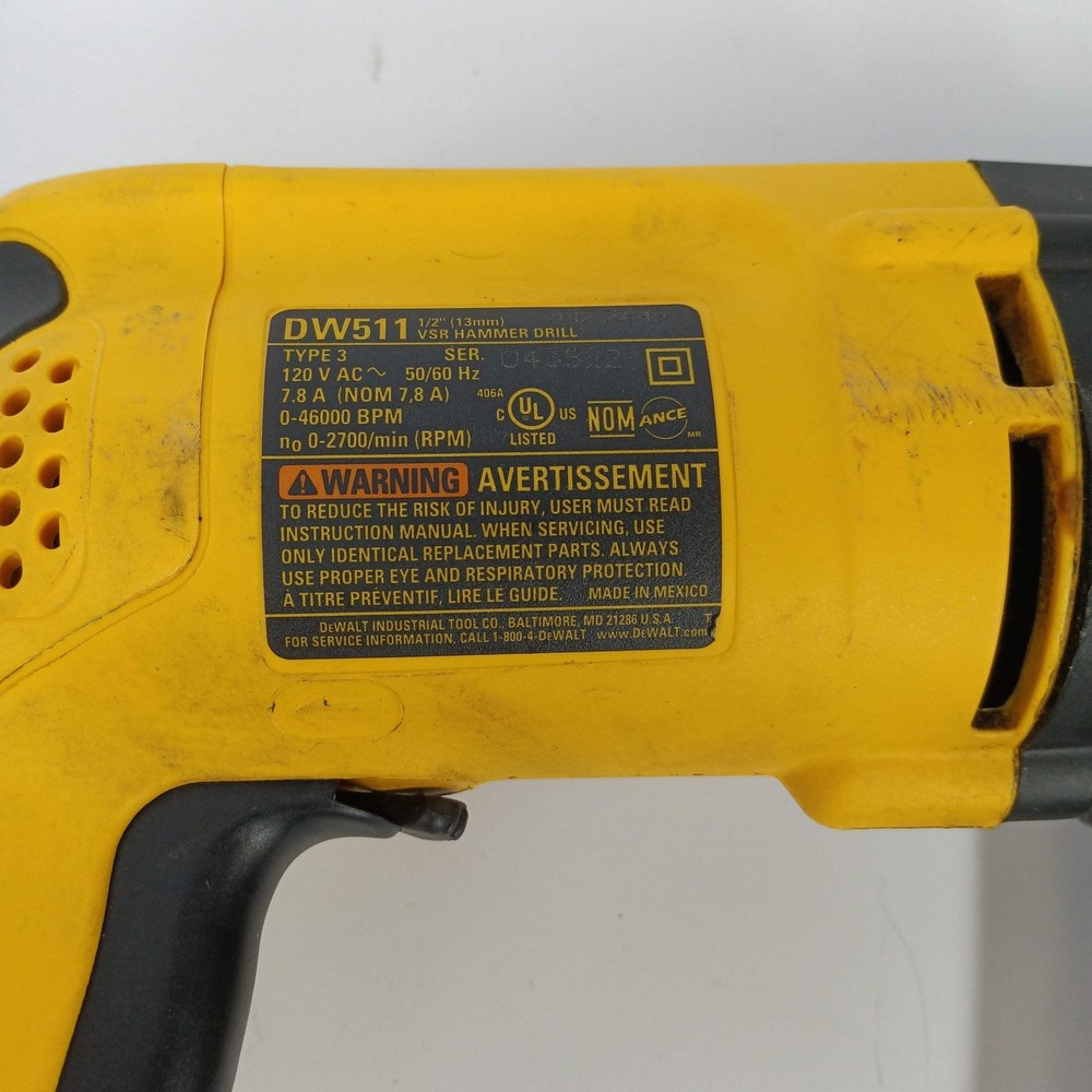 DeWalt DW511 120V Corded Drill